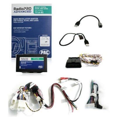 PAC TY1A-RS Advance Radio Replacement Interface for 2003-2019 Toyota/Scion w/SWC