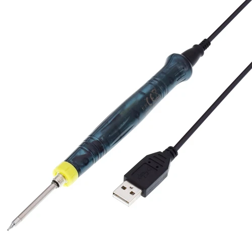 USB-Lötkolben, 8 Watt, 5 Volt, 450°C mobil Löten mit USB-Anschluss, Kabel 1,5 m
