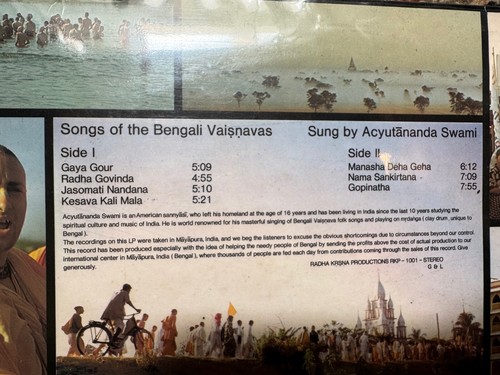 4 x Indian LPs - Mother India, Music of India, Sound of Sitar, Bengali Vaisnavas - Picture 4 of 6
