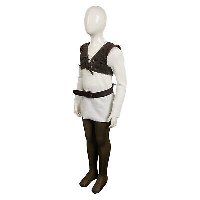 Kids monster Shrek Boys Brown Classic Outfits Halloween Carnival Suit - Picture 3 of 12