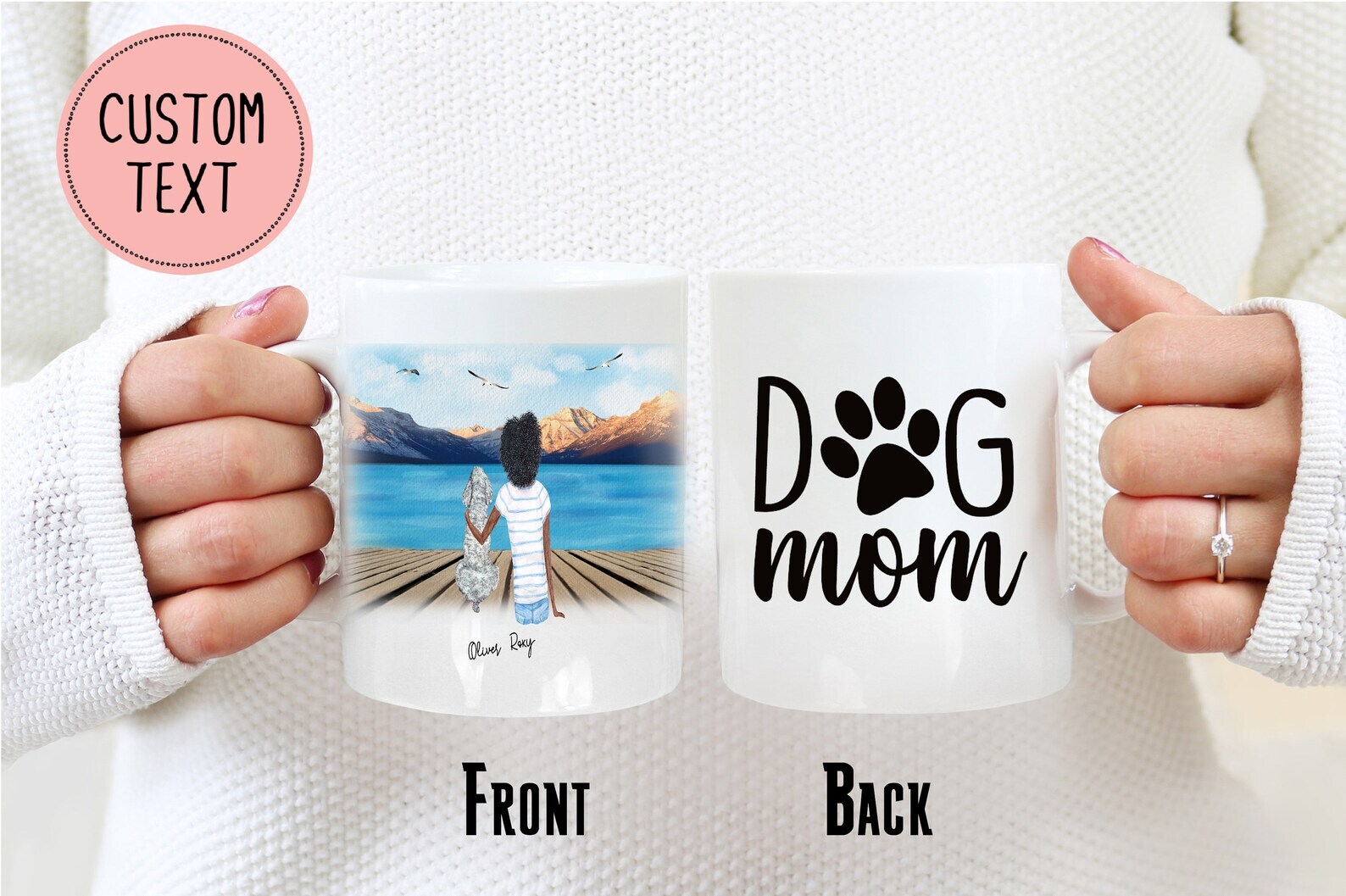 Personalized Dog Mug Dog Mom Mug Dog Coffee Mug Pet Mug Dog Mom Gift Dog Coffee