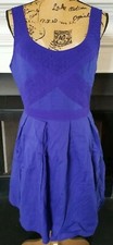American Eagle Outfitters Womens 10 Royal Blue Fit and Flare Sleeveless Dress