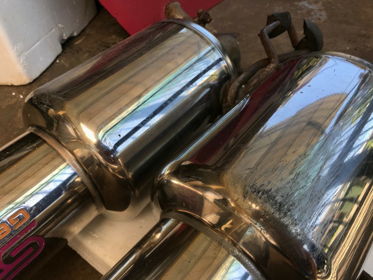 JDM Genome Subaru Legacy BL5 BP5 B4 Sti twin exhaust muffler bh5
