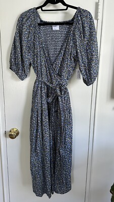 waist defined floral tie belt midi wrap dress for women