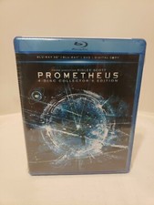 NEW PROMETHEUS 3D 4-DISC COLLECTORS EDITION SEALED 3D BLU-RAY DVD DC FREE SHIP