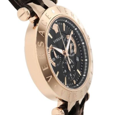 VERSACE V-RACE CHRONO Black VERQ00320 | eBay