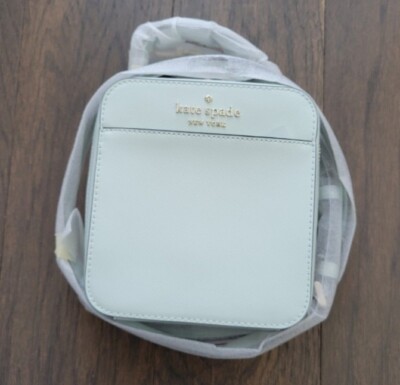 NWT Kate Spade Daisy Vanity Box Leather Crossbody Bag Lime