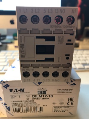 XTCE012B10A  -110-120V. BRAND NEW CUTLER HAMMER -   EATON  DILM12-10 -----US STO