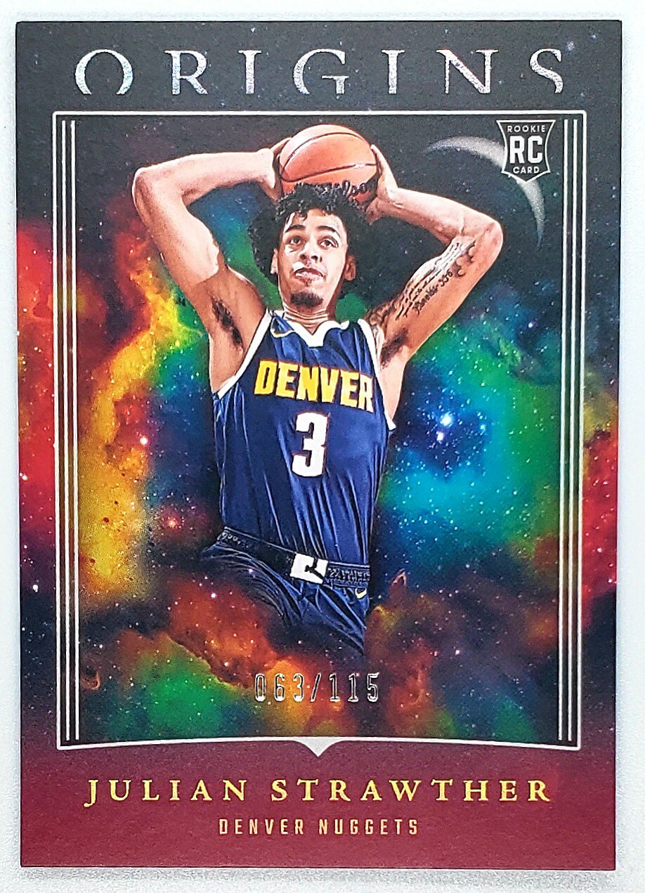 2023-24 Origins Julian Strawther Maroon RC #50 63/115