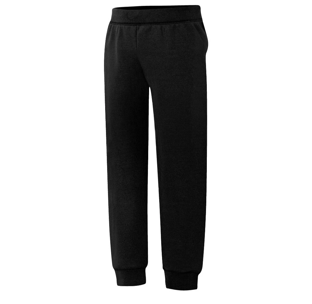 Hanes Girls' Comfort Soft EcoSmart Jogger Sweatpants, Black M 7/8