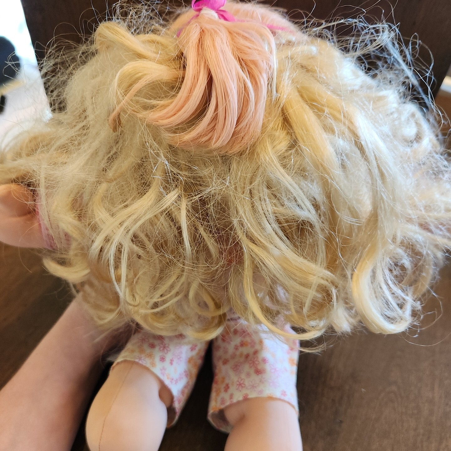 CABBAGE PATCH KID PLAY ALONG MAGIC TOUCH COLOR Corn SILK Hair Doll