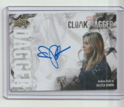 2021 Upper Deck Cloak & Dagger TV Show Autograph Andrea Roth Melissa Bowen #D-AR