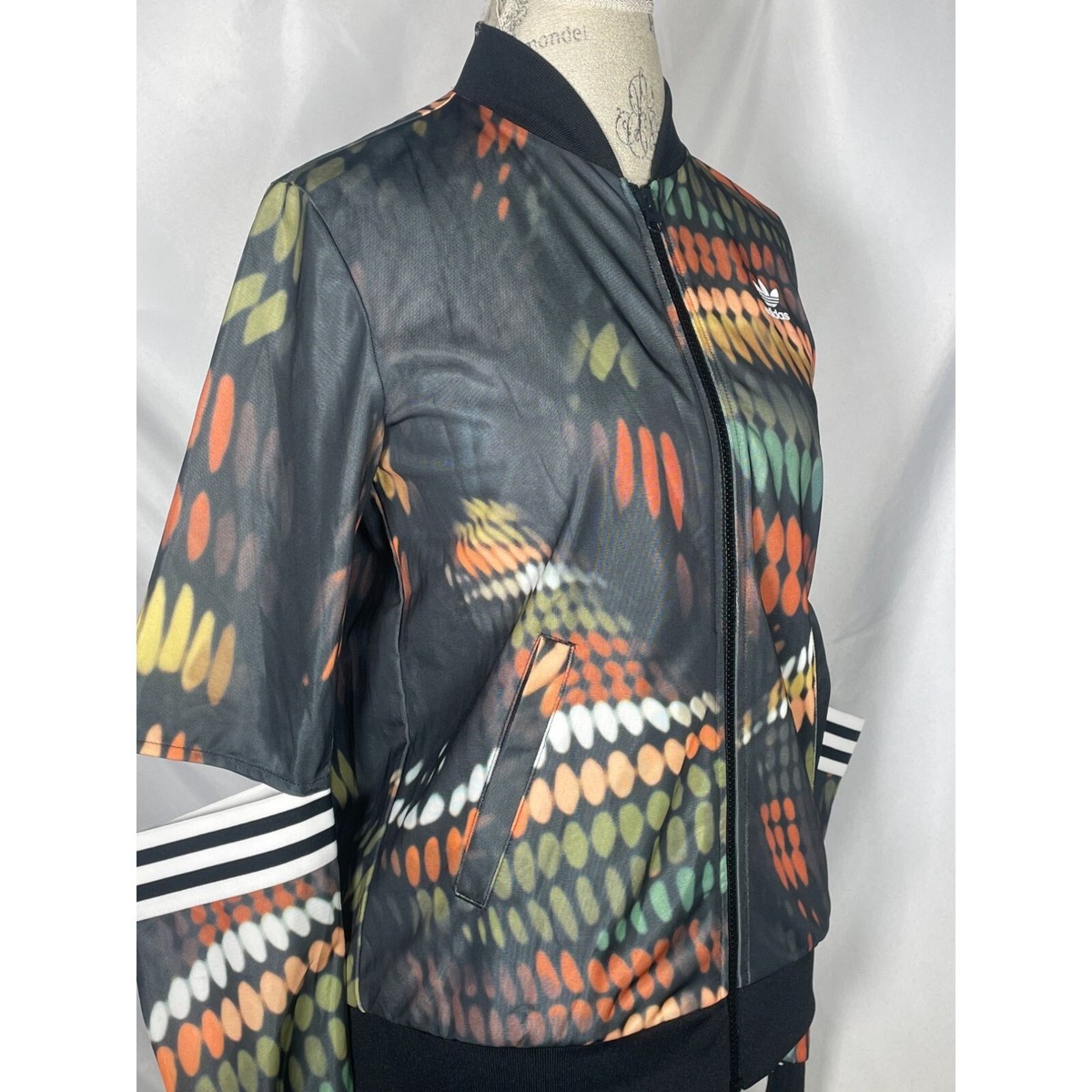 Rita Ora x Adidas Originals Trapeze Cut Out Track Jacket Top
