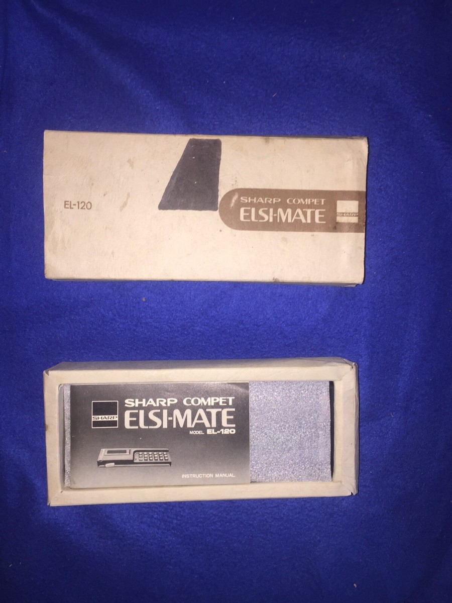 CALCULATRICE SHARP ELSI mate EL-373 occasion,fonctionne EUR 5,00 - FR