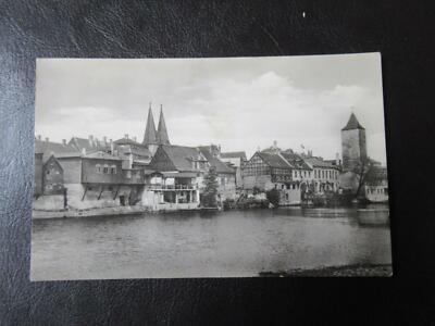 AK Calbe Saalepartie mit Hexenturm um 1959 ungelaufen