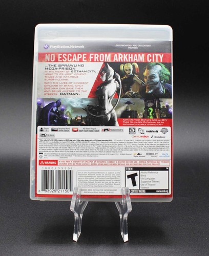 Playstation 3 Batman Arkham City! Good Condition! COMPLETE! TESTED! - Picture 3 of 3