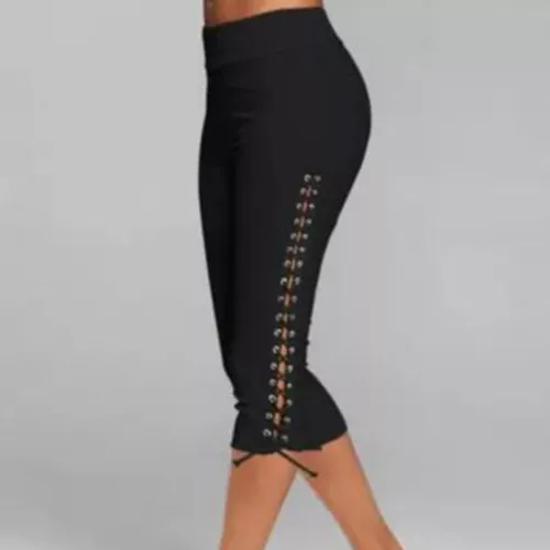 Summer Women's Capri Pants Casual Stretch Cropped Joggers Loose Trousers Fashion - Picture 33 of 44
