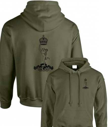 Printed CR3 Kings Crown Olive Green/Sand hoodie HM RTR Para REME RGR RAMC RE - Foto 10 di 12