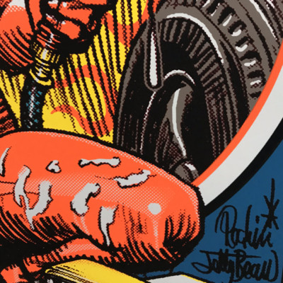 Rockin' Jelly Bean RJB “BIKINI CAR WASH” Silk Screen Print Poster