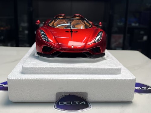 Auto art 1/18 Koenigsegg Regera In Candy Red - Picture 8 of 9