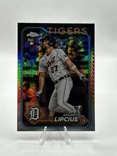 2024 Topps Chrome Andre Lipcius RC Prism Refractor #227 Tigers