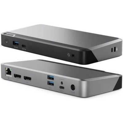 AU SELLER Alogic DUPRMX2 USB-C DUAL 4K Dock Set   W/ 100W PSU + USB-C CABLE MX2