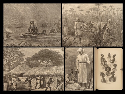 1875 AFRICA David Livingstone 1ed Last Journals Voyages African Exploration MAP - Picture 4 of 24