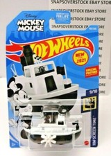 2021 HOT WHEELS MICKEY MOUSE DISNEY STEAMBOAT, SCREEN TIME 9/10, HW 193, VHTF