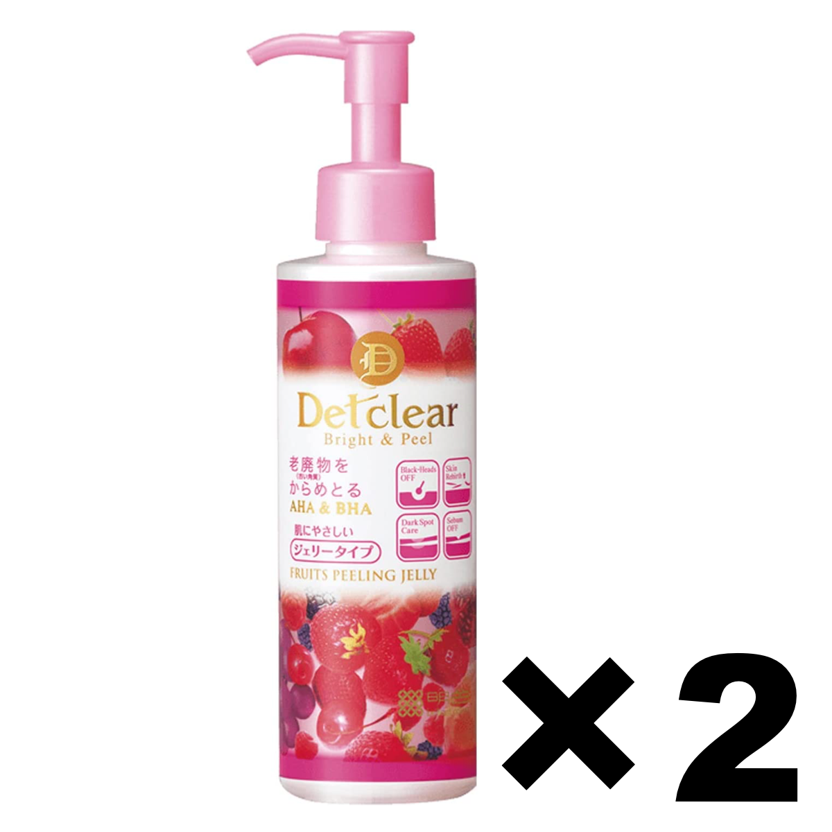 Detclear Bright & Peel Peeling Jelly Mix Berry Flavor 2Pack Set