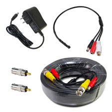 High Sensitive CCTV Microphone 50ft Kit for Security Camera Audio Surveillance