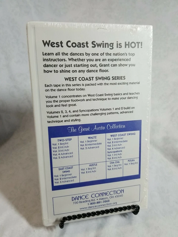 GRANT AUSTIN Instructional Dance VHS Tape West Coast Swing - Beginner HTF - Image 2 of 2