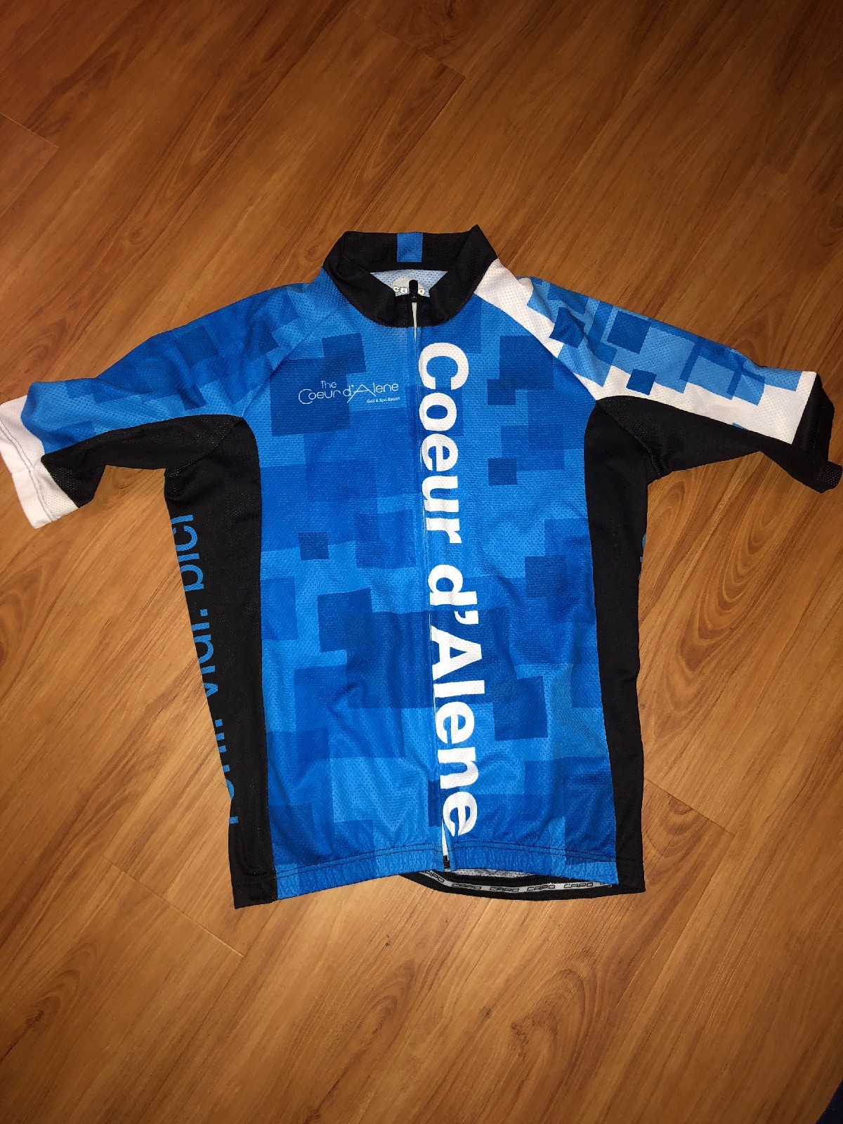 Capo Cycling Jersey Coeur D’Alene Mens Large Capo Cycling Jersey Coeur D’Alene Mens Large