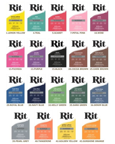 RIT Blue Denim Dye TINT AND POWDER 31.9 