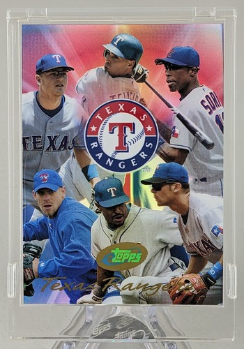 2004 eTopps #118 Texas Rangers /2500 - In Hand - Uncirculated Refractor - Bild 1 von 2