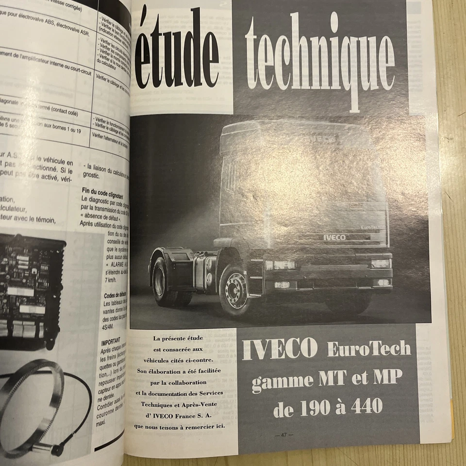 Revue Technique Iveco EuroTech MT MP 190 325 440 E24 27 K KR T - Photo 3/4