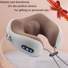 U Shape Electric Neck Massager Pillow with Heat for Travel Car Home Holiday Gift