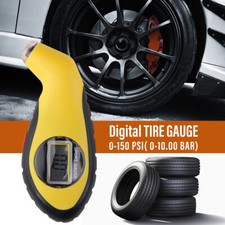 Digital Tire Air Pressure Gauge Meter Tester Bike Car Truck Lcd Display 100 Psi