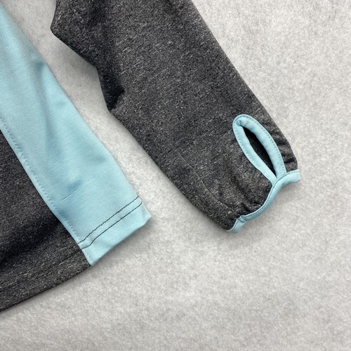 Docefit Key West Florida Athletic Women's Gray Teal Thumb Holes Jacket Sz Small - Picture 10 of 20
