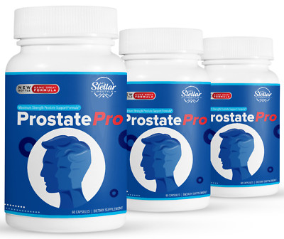 3 Pack Prostate Pro, mezcla premium para soporte de próstata-60 Cápsulas x3