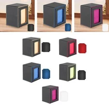 Trading Card Deck Box, Card Deck Case Protection Holds 100+ Cards with 2 Movable