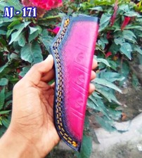 Funda de cuchillo de cuero hecha a mano hoja fija cuchillo lazo de cinturón funda de cinturón