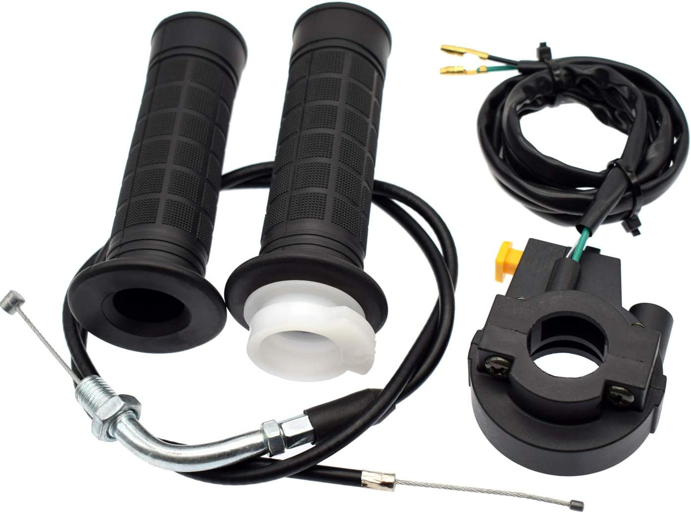 Twist Throttle & 36" Cable Handle Grip Kill Switch for 7/8" 22mm Handlebar, 49cc