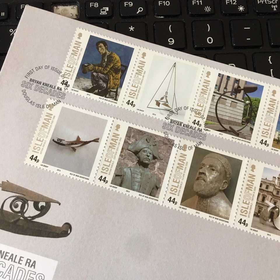 Isle of Man 2015 B.Kneale Six Decades FDC First Day Cover QUEENS HEAD MSNG HORSE — 第 3/4 张图片