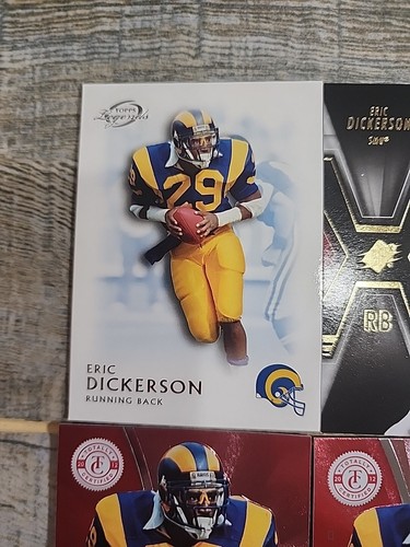 Eric Dickerson 11 Card Lot Football Cards 1985 Topps Rams HOF SPX Legends Flair - Picture 8 of 13