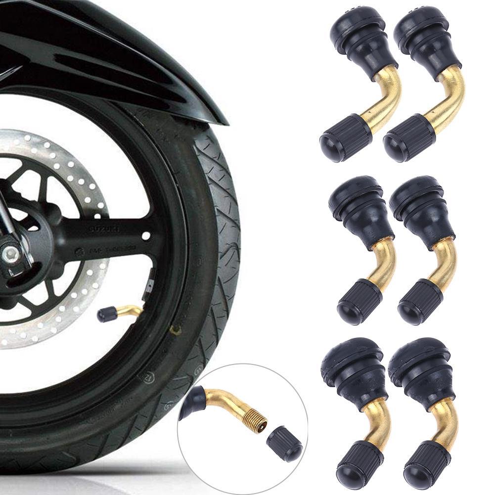 2pcs Snapin Motorcycle Tubeless Tire Valve Stems for Scooter Dirt Bike