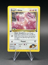 1st Edition Koga's Ditto 10/132 Gym Challenge NM