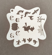 Face Painting Stencils Reusable Tattoo Halloween Heart Flowers Christmas DIY Car