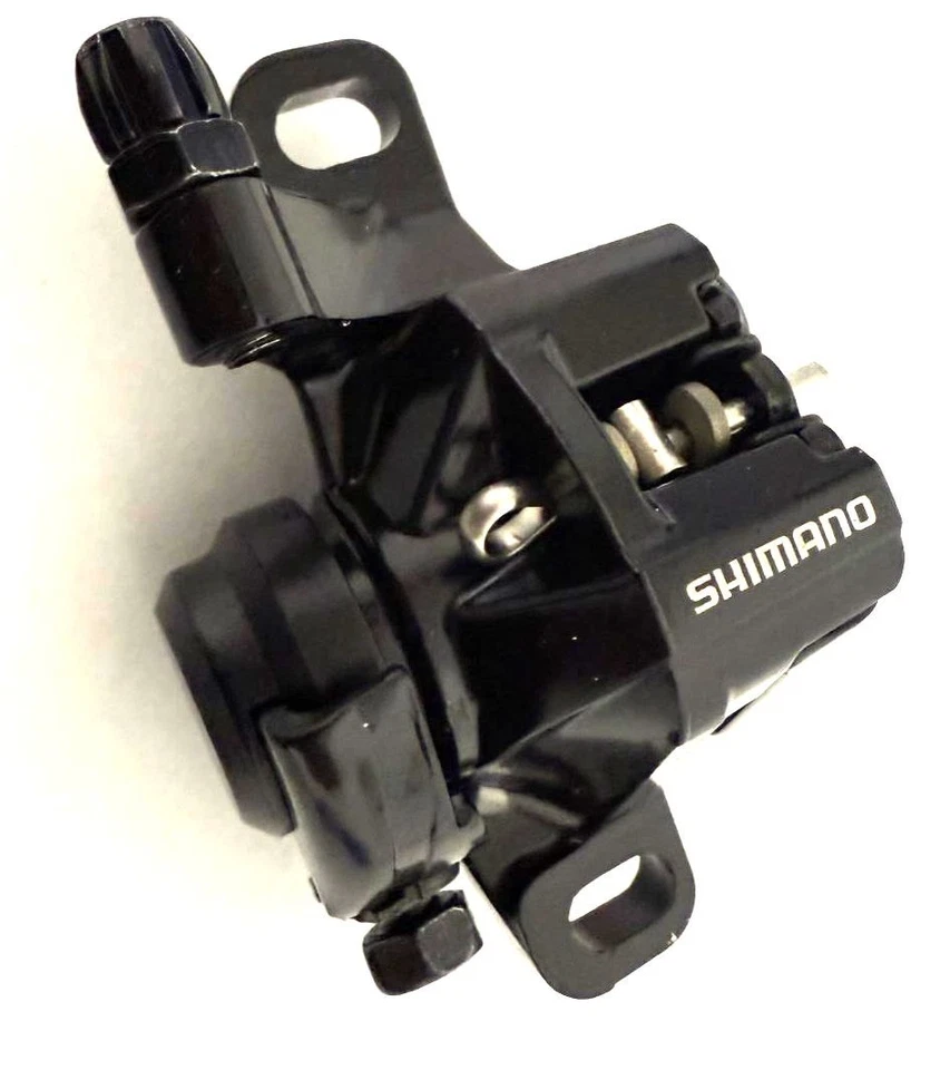 Lote de 2 pinzas mecánicas de freno de disco delanteras y traseras Shimano BR-M375-L Foto 2 de 4