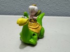 Vintage Flintstones Toy Lot 3pc Dino Pebbles Bamm-Bamm Vehicle Figures 90s — photo 2