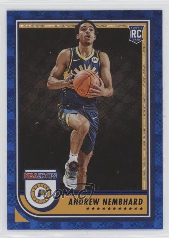 2022-23 Panini NBA Hoops Rookies Hyper Blue Andrew Nembhard #259 Rookie RC 0nr3